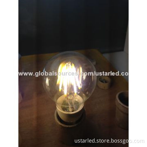 8W E27 880lm A60/A19 LED Globe Bulbs, Equal 100W, Glass Cover, Aluminum-free, 360D, >80CRI, PF>0.9